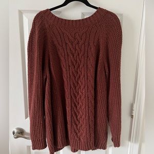 Women’s American Eagle Cable Knit Sweater - XL